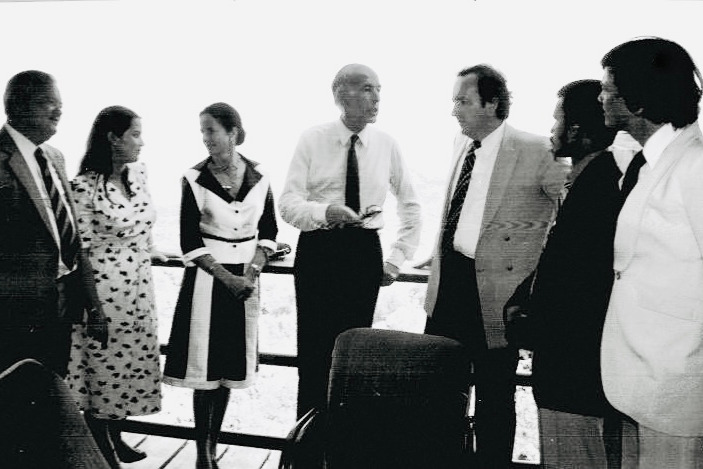Giscard d'Estaing à la mairie 1980